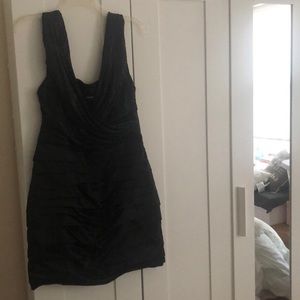 Black sequin dress from Express